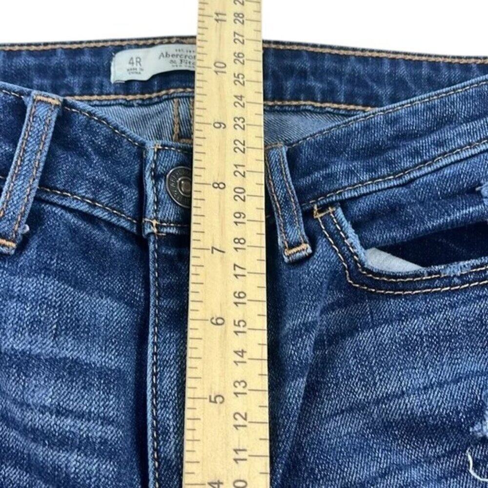 Abercrombie & Fitch Skinny Jeans Distressed Size 27 - Picture 5 of 11